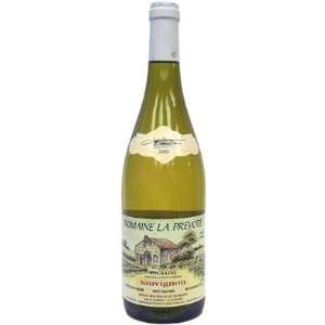  2009 Domaine La Prevote Sauvignon Blanc Touraine 750ml 