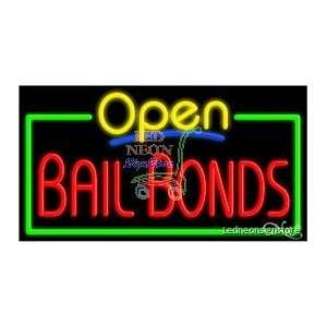  Bail Bonds Neon Sign 20 inch tall x 37 inch wide x 3.5 