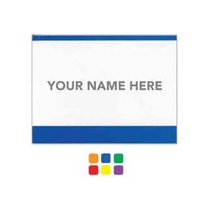  Stick on color bar nametags.: Health & Personal Care