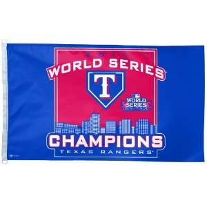  MLB Texas Rangers 2011 World Series Champions 3 by 5 Foot 