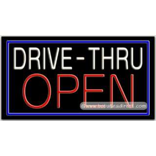 Drive Thru Neon Sign:  Grocery & Gourmet Food