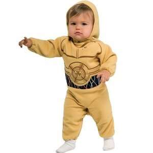    Star Wars C 3PO Toddler Costume Size 1 2 Years Toys & Games