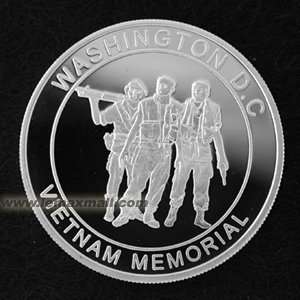  Vietnam War Memorial Silver Coin: Everything Else