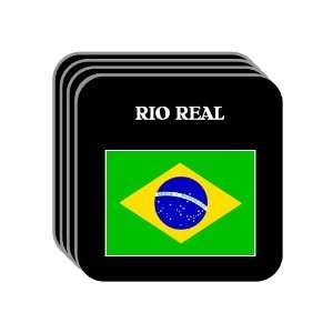  Brazil   RIO REAL Set of 4 Mini Mousepad Coasters 