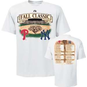   Phillies 2009 World Series Dueling Rosters Tee