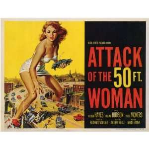   Inch Attack of the 50 Foot Woman Poster Movie (1958) 