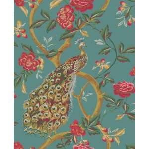 Loweswater Peacock Trail Peacock Wallpaper by Blue Mountain in Shand 