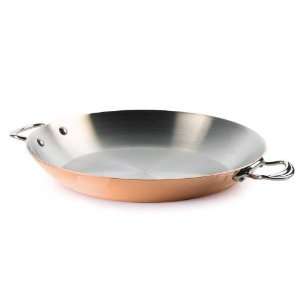 Mauviel Cookware: MHeritage 150S Copper Stainless 13.7 Inch Paella Pan