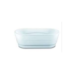   Vaio Duo Oval Bath Tub 70.87 x 31.50 x 16.93 Moulded Panel 951 7 WH