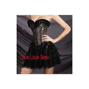   sexy corset ladies fashion party bustier lace corset corset+skirt