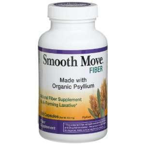  Traditional Medicinals Smooth Move Fiber Psyllium Capsules 