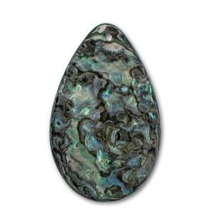  Abalone Shell 32x20mm Teardrop Pendant