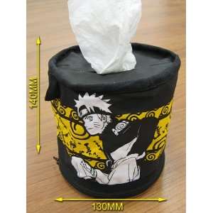  Naruto Anime Manga Yellow Naruto Tissue Case + Pin Toys 