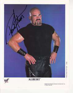 PRINCE ALBERT WWF WWE AUTO AUTOGRAPH SIGNED PROMO P 659  
