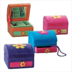  Plush Flower Jewelry Boxes   Style 33121: Home & Kitchen
