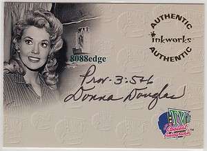 1998 TVS COOLEST CLASSICS AUTOGRAPH A2 DONNA DOUGLAS INSCRIPTION 