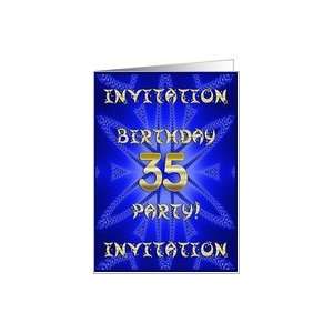 35 Years old Birthday Party invitation Card Toys & Games