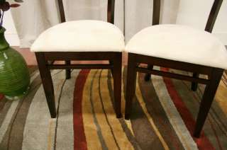 Grace Dark Brown Wood Modern Dining Chair (Set of 2)  
