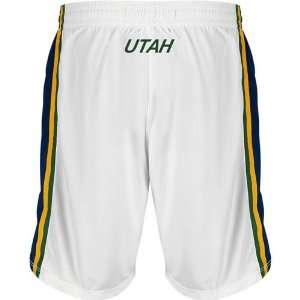  Utah Jazz Youth Revolution 30 Swingman Shorts (White 