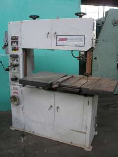 MSC VERTICAL METAL BANDSAW   WITH WELDER, 40 THROAT  