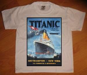 Titanic Black Personalized T Shirt   NEW  