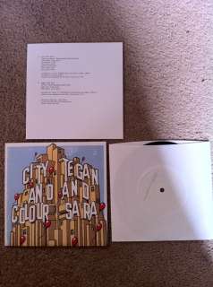 Tegan and Sara City and Colour Split Tour 7 OOP Vinyl RARE  