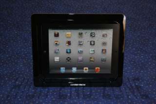 Crestron Wall Mounted iPad Dock in Black with Post Construction Kit 
