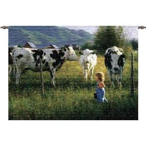   And the Cows Wall Hanging   26 x 34 Wall Hanging: Patio, Lawn & Garden