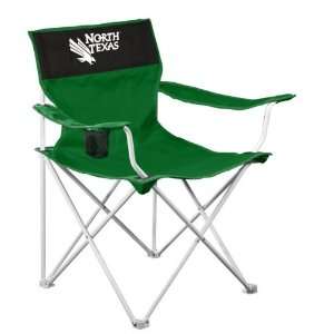  NCAA North Texas Mean Green Canvas Chair: Sports 