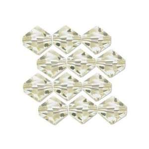   12 Jonquil Bicone Swarovski Crystal Beads 5301 3mm New: Home & Kitchen