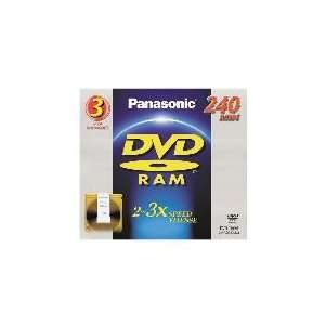  Panasonic 3x DVD RAM Double Sided Media Electronics
