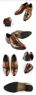 New Mens Dress Shoes Oxfords Black/Brown 015 US SIZE  