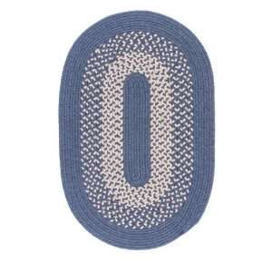   Colonial Mills Jackson jk50 Braided Rug Blue 3x5 Oval: Home & Kitchen