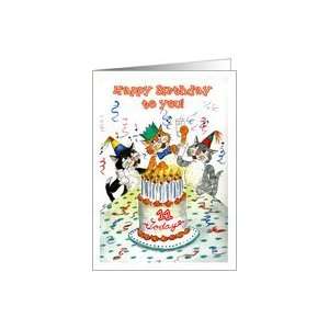    Birthday Card for 11 yr old   Singing Cats Card Toys & Games