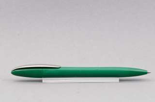 Pelikan rare design ballpoint pen green silver MINT!  
