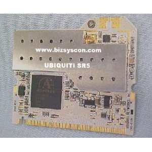 UBIQUITI SUPER RANGE 5 SR5 802.11A 400MW MINI PCI CARD MMCX AND U.FL 