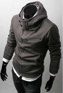Mens Multi Zips Fashion Korean Style Hoodie Jacket 1806  