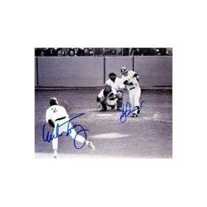  Bucky Dent & Mike Torrez 1978 AL East HR autographed 16x20 