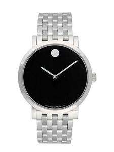 Movado Mens Museum Automatic Black Dial Watch 0605117  