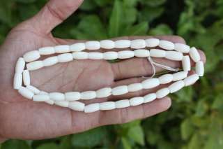 type bone beads for 1 5 mm cord size 1 2 inch long quantity 48 beads 