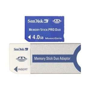  4GB Memory Stick Pro Duoô Memory Card