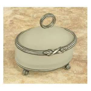  Anne At Home Home Accents 1651 Sonnet Sm Jar Jar Pewter w 