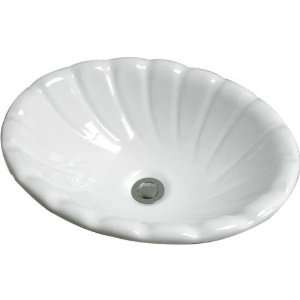   11.15.24021626 White Coventry Undermount Bathroom Sink 11.15: Home