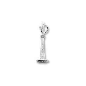 Cn Tower Charm in Sterling Silver