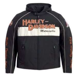  Harley Davidson® Mens Prestige Nylon 3 in 1 Jacket Jacket, Hoodie 