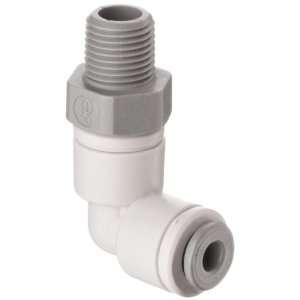  Connect Tube Fitting, Acetal Copolymer, 90 Degree Elbow, 5/32 Tube 