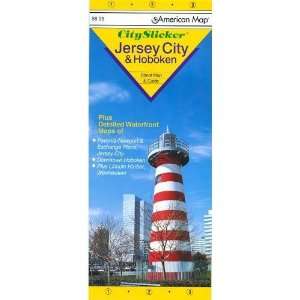   Map 618399 Jersey City NJ Waterfront City Slicker Map: Office Products