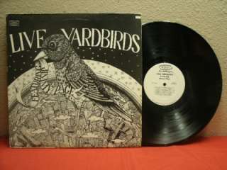 YARDBIRDS   Live LP   Jimmy Page   Orig Epic PROMO   psych garage fuzz 