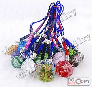 wholesale 40strands murano lampwork glass&rope mix style mobile 
