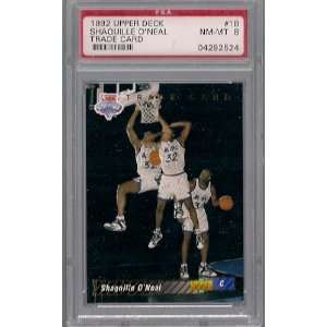   1992 93 Upper Deck #1B Shaquille ONeal TRADE PSA 8: Everything Else